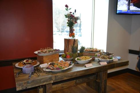 Some of the food available at Cafe 1000 (photo from David's Soundview Catering)