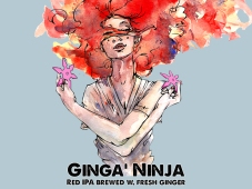 Ginga' Ninja from Black Hog Brewing in Oxford, CT