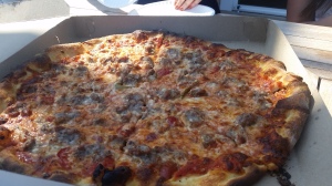 Zuppardi pizza with sausage and peppers