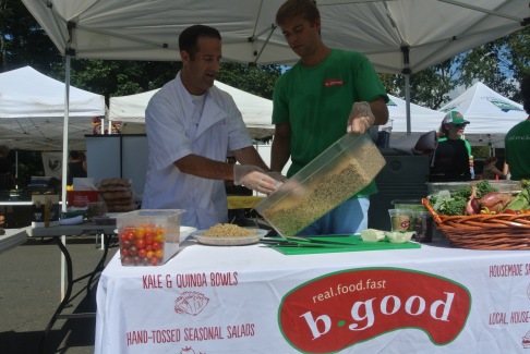 Co-founder and chef, Tony Rosenfeld of b. good